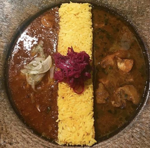 2種盛りカレー