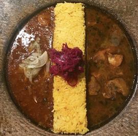 2種盛りカレー