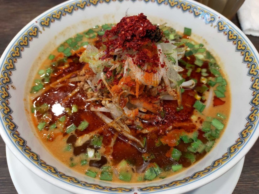 汁あり担々麺 辛４痺４