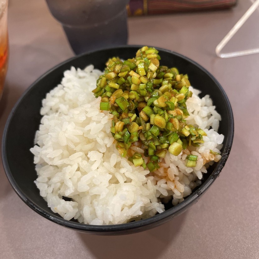 ご飯 ピリ辛ネギポン酢