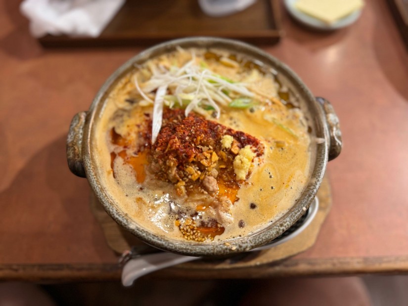 土鍋麻婆味噌ラーメン 激辛