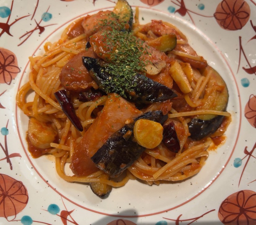アラビアータパスタ 辛さ強め