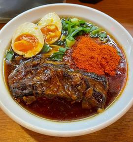 シン肉そば・醤油 7辛
