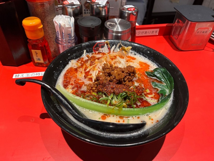 明太醤豚骨ラーメン