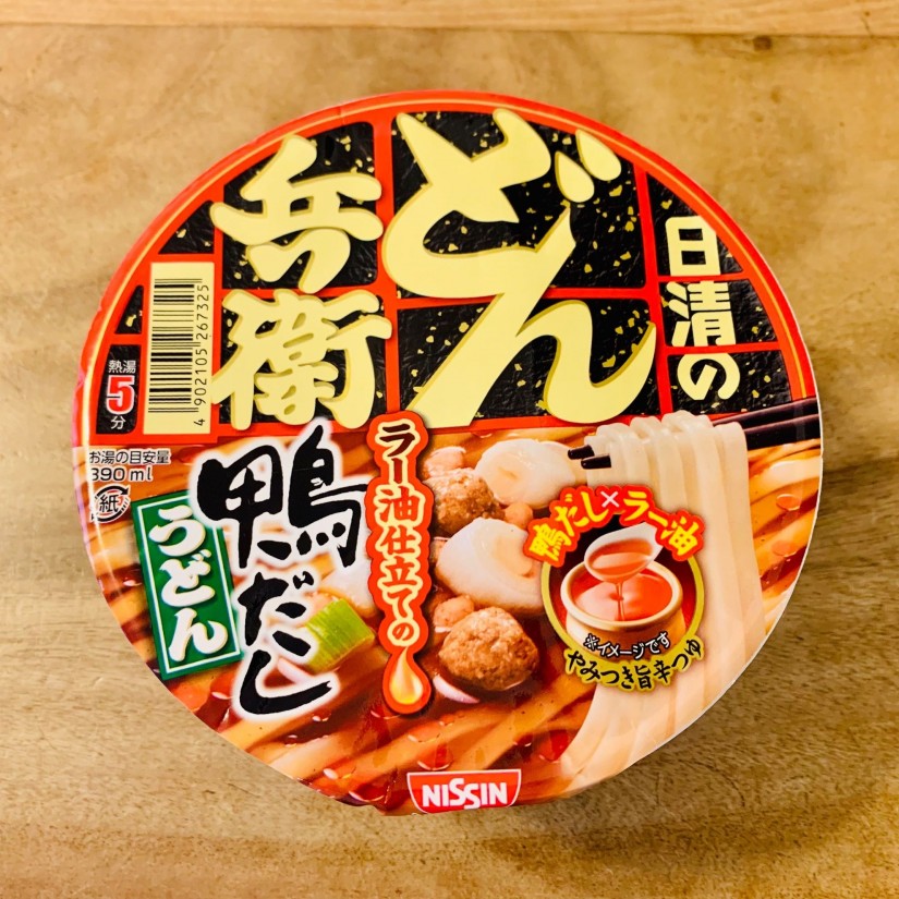 日清のどん兵衛 ラー油仕立ての鴨だしうどん