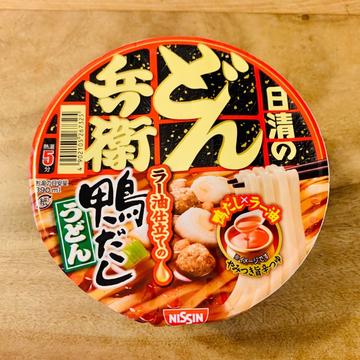 日清のどん兵衛 ラー油仕立ての鴨だしうどん