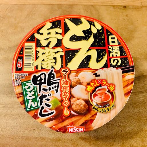 日清のどん兵衛 ラー油仕立ての鴨だしうどん