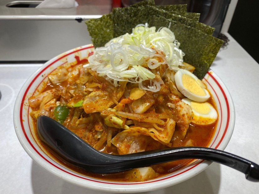 五目味噌タンメン 8辛×3倍