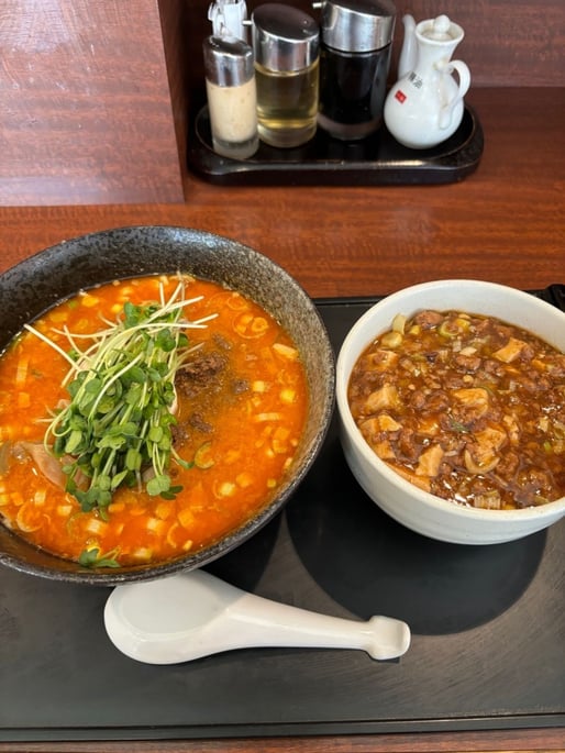 辛辛セット（担々麺+ミニ麻婆丼） 🌶️
