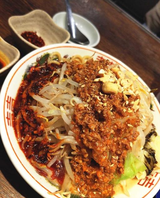 冷やし坦々まぜそば 辛くする