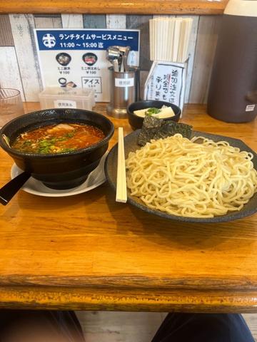 赤丸つけ麺 鬼辛トッピング
