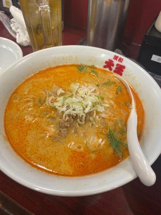 大王鬼辛坦々麺 4辛