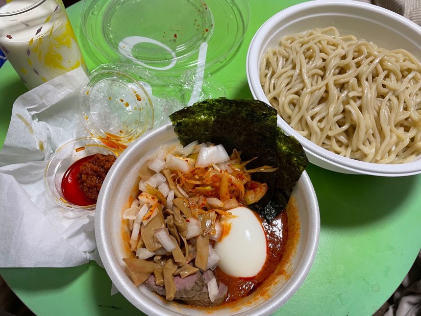 辛味噌つけ麺専門店 火炎 爆発