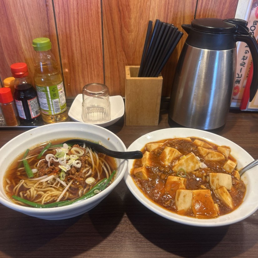 中辛台湾ラーメン&麻婆飯