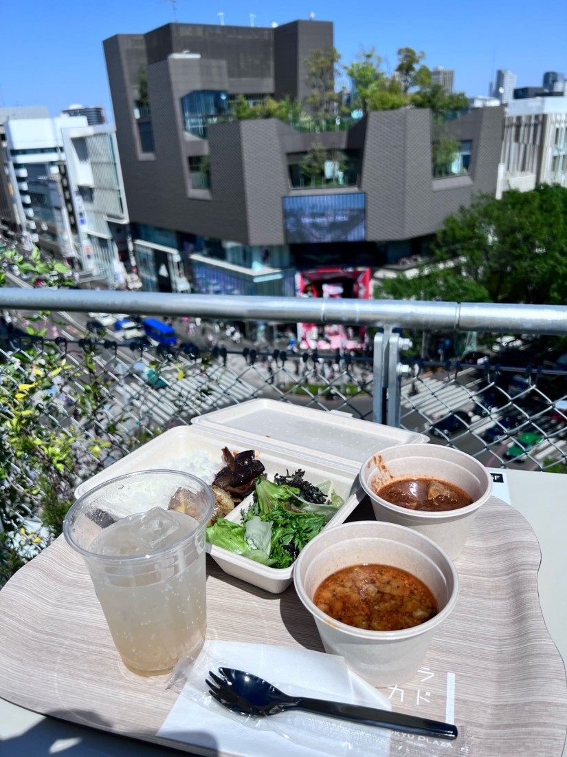 チキンカレー、牛もつカレー