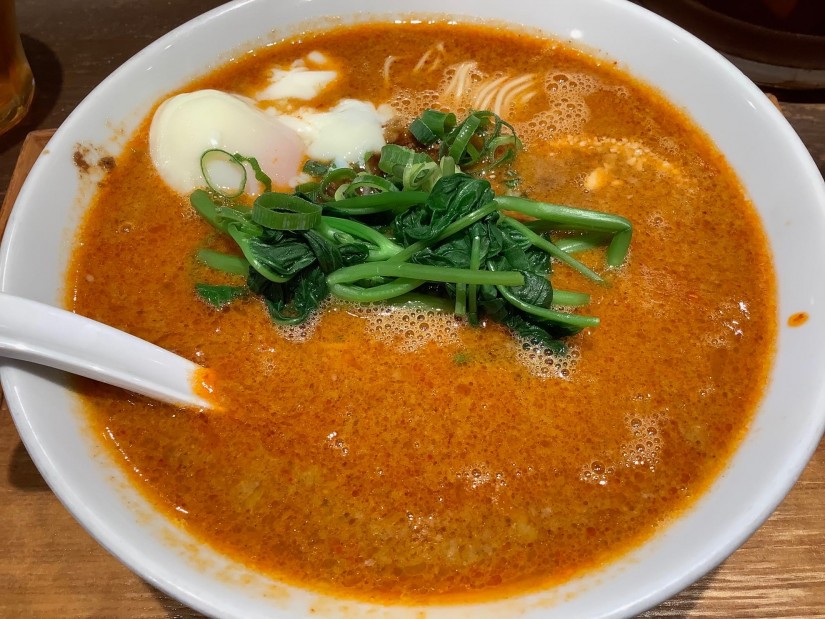 汁あり担々麺 辛さ5  痺れ3