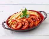 スパイシーガーリックシュリンプ＆フレンチフライ