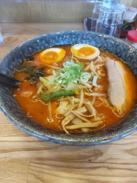辛味噌ラーメン野菜味玉トッピング 5辛
