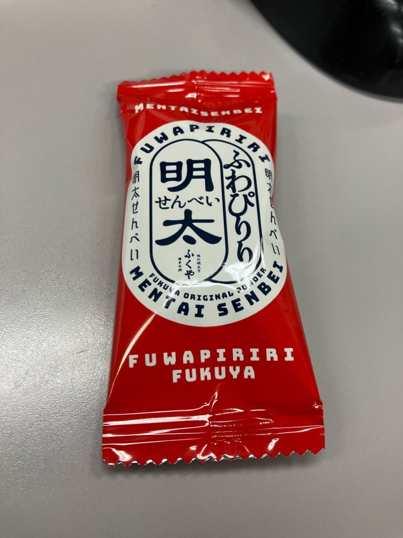 ふわぴりり 明太せんべい