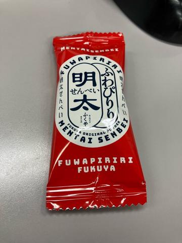 ふわぴりり 明太せんべい