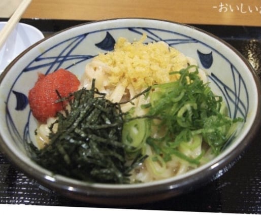 明太釜玉うどん