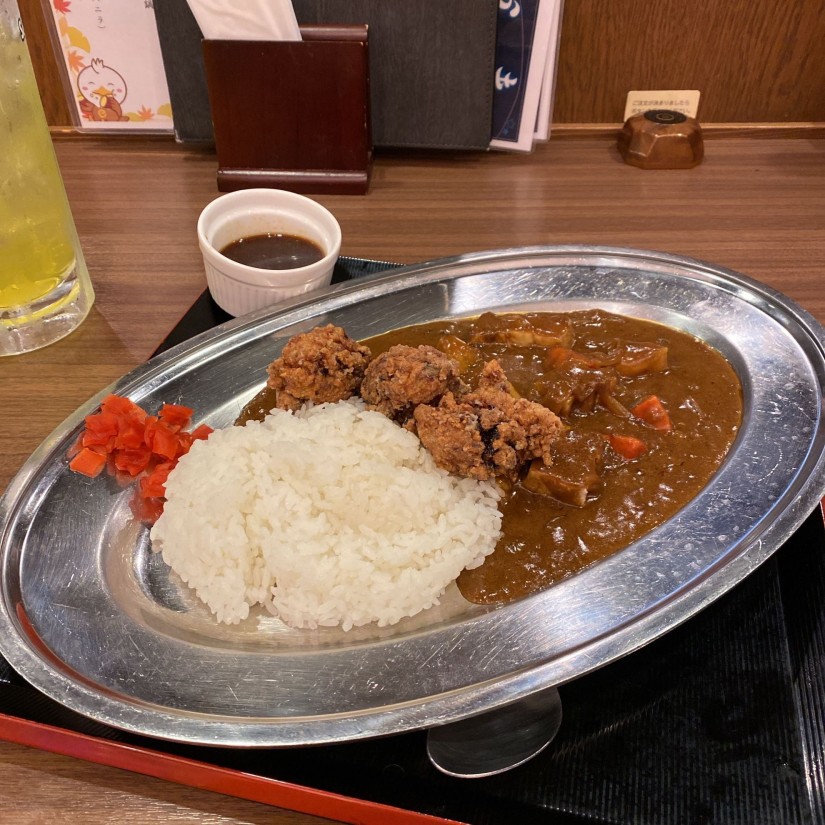 イーグルスタからカレー 甘辛スパイシー
