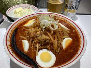 味噌卵麺 8辛×3倍