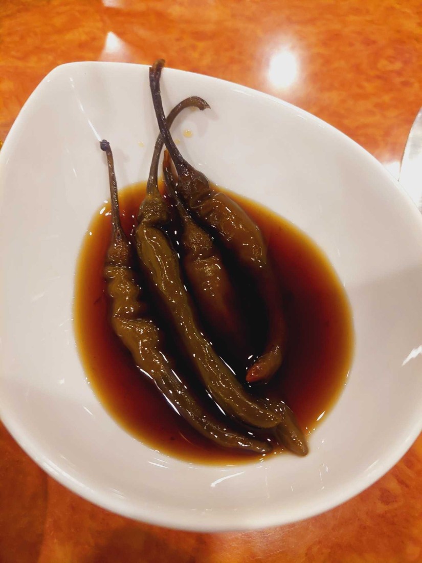 醤油漬け唐辛子