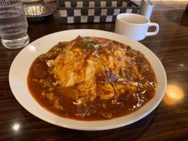 半熟玉子のオムカレー