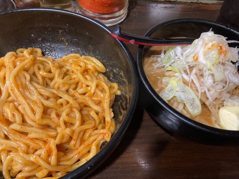 辛味噌つけめん 辛あつもり