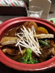 煮込みラムバーグ  野菜15品 7