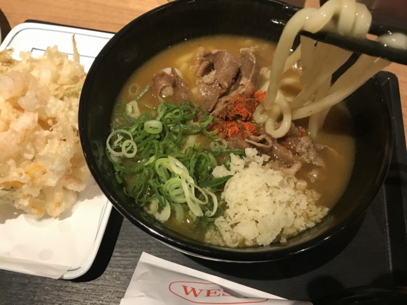 牛肉カレーうどん
