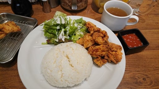 から揚げプレート デスサルサトッピング