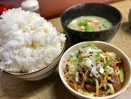 豚味噌煮定食