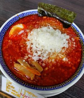 花巻市星ヶ丘『豪ーめん 花巻店』
玉ねぎ中華 激辛 玉ねぎ増し¥850
⚠️ 激辛