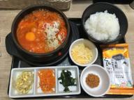 豚スンドゥブ 味噌スープ3辛