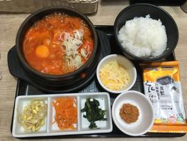 豚スンドゥブ 味噌スープ3辛