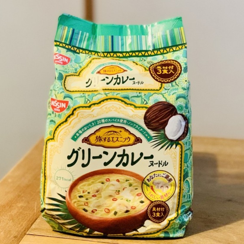 日清旅するエスニック 具付き3食 グリーンカレー