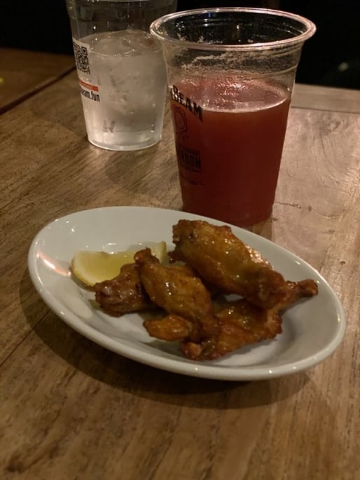 手羽中のスパイシー唐揚げ