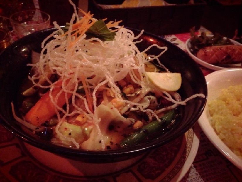 チキンカレー　限定北恵道 極楽