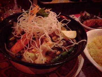 チキンカレー　限定北恵道 極楽