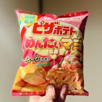 ピザポテト こっくり明太マヨPizza味 