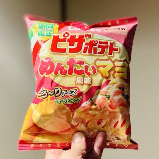 ピザポテト こっくり明太マヨPizza味 