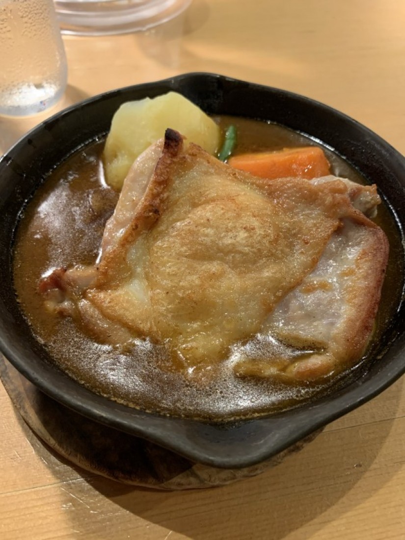 若鶏カリー 辛さ選べる5段回