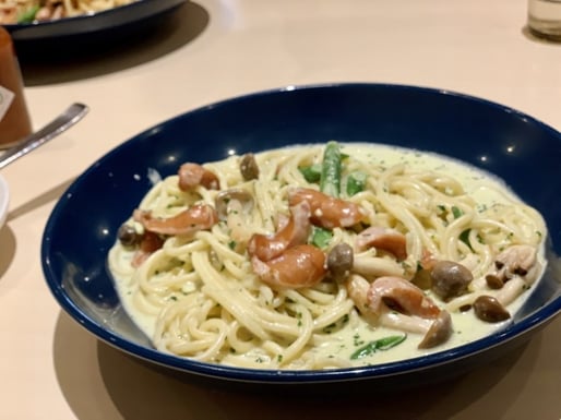 いんげんソーセージクリームソース 激辛