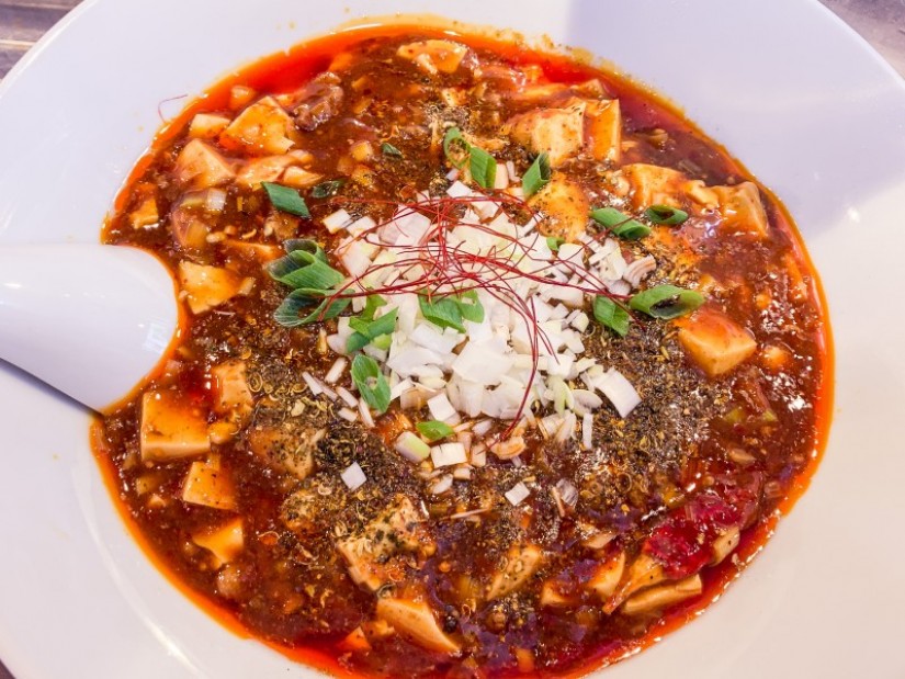 麻婆麺 辛さ増し、痺れ増し