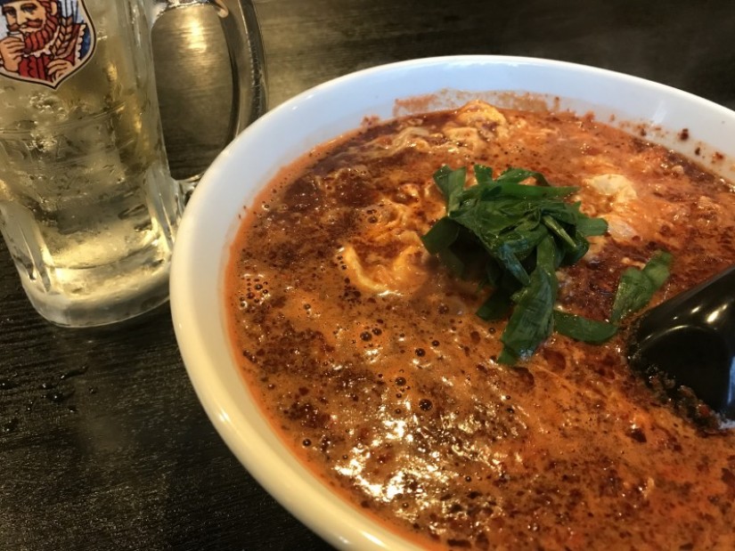 トマト辛麺博多麺 20辛