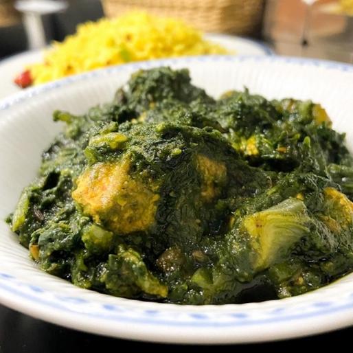 サグチキンカレー＆レモンライス