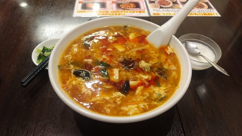 酸辣湯麺　加辣