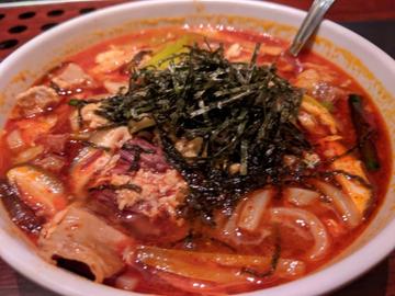 カルビうどん